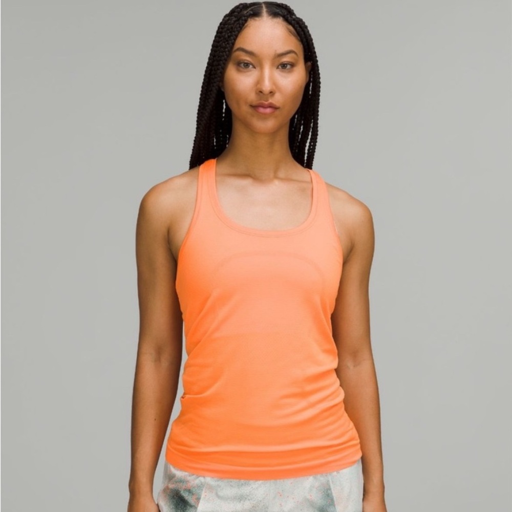 Lululemon | Orange Swiftly Racerback Tank